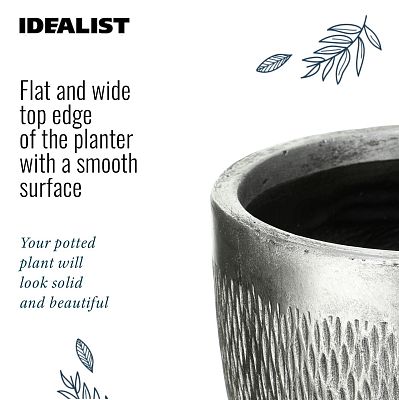 IDEALIST Lite Mesh Style Round Indoor Planter