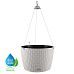 LECHUZA NIDO Cottage Round Poly Resin Outdoor Self-watering Planter