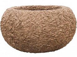 Polystone Coated Kamelle Bowl Indoor Planter