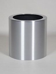 President Topper Round Aluminium brushed Indoor Planter