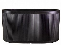 IDEALIST Lite Vertical Ribbed Vintage Style Oval Trough Planter