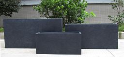 IDEALIST Lite Contemporary Light Concrete High Trough Planter