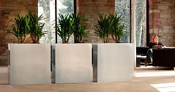 Contemporary Rectangular GRP Barrier Planter