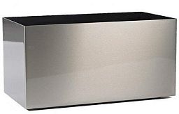 Parel Rectangle Stainless Steel Brushed on Felt (2Mm) Indoor Planter