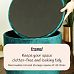 Premium Footstool with Storage Round Velvet Ottoman Storage Pouffe on Feet by Froppi