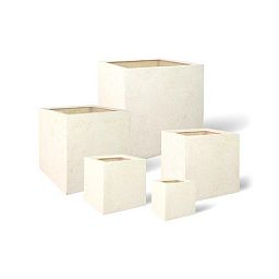 Square Polystone Planter by Fleur Ami
