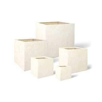 Square Polystone Planter by Fleur Ami