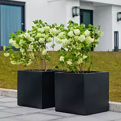 Square Fiberstone Planter by Idealist Premium