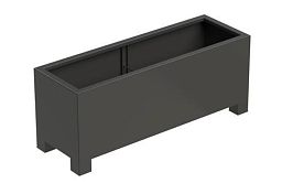 Florida with Feet Outdoor Aluminum Trough Planter