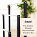 Froppi Bamboo Free Standing Towel Rack, Wooden Towel Holder and Ladder with 3 Bars