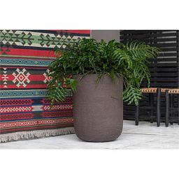 Fibrestone Dice Round Planter by Idealist Premium
