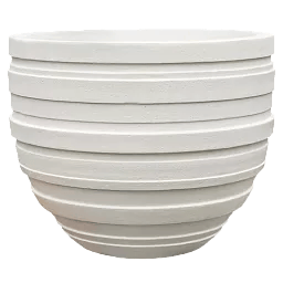Polystone Ribbed Planter | Indoor and Outdoor Plant Pot