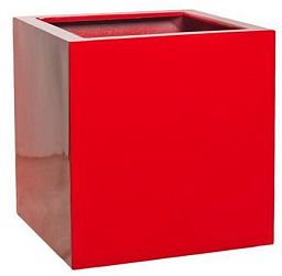Square Fiberstone Planter by Idealist Premium BLOCK Glossy