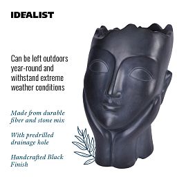 IDEALIST Lite Oval Face Outdoor Plant Pot