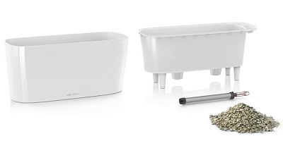 LECHUZA DELTA 10|DELTA 20 Poly Resin Indoor Self-watering Planter