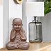 IDEALIST Lite Sitting Baby Monk Rusty Indoor and Outdoor Statue L29.5 W23.5 H39 cm