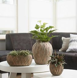 Composits Wire GRC Coppa Round Planter Pot IN\OUT