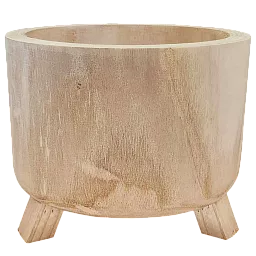 HORTICO GROWER Wooden House Planter with Legs, Indoor Plant Pot Stand with Waterproof Liner