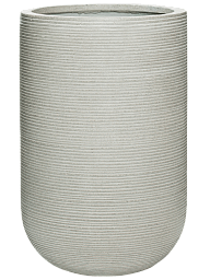 Ridged Ficonstone Tall Planter | Indoor and Outdoor Plant Pot