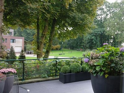 AXIS Trough Outdoor Fiberglass Planter