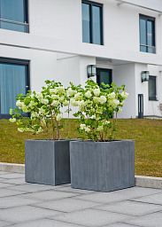Square Fiberstone Planter by Idealist Premium JUMBO