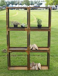 Linkable Wood Garden Storage