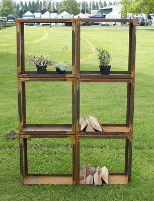 Linkable Wood Garden Storage