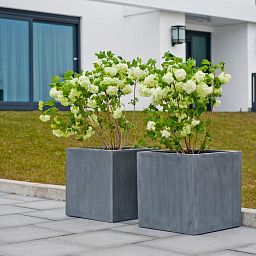 Square Fiberstone Planter by Idealist Premium