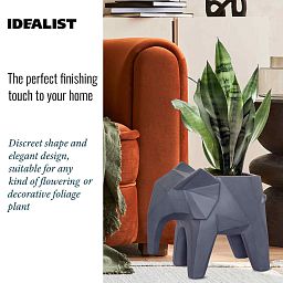 IDEALIST Lite Faceted Effect Elephant Plant Pot Indoor