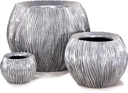 River Round Polystone Outdoor Planter