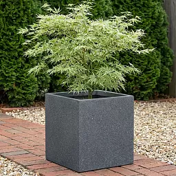 IDEALIST Lite Textured Concrete Effect Square Outdoor Planter