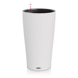LECHUZA CILINDRO Cottage Round Tall Poly Resin Self-watering Planter