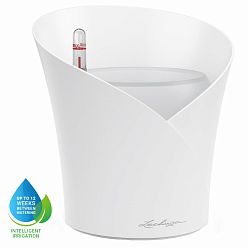 LECHUZA ORCHIDEA Round Poly Resin Indoor Self-watering Planter