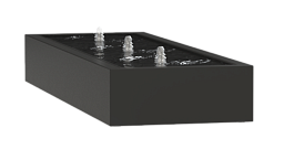Aluminium Trough Fountain Watertable