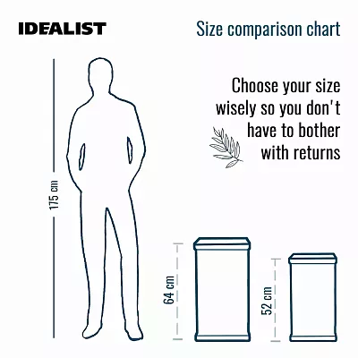 IDEALIST Lite Faux Lead Chelsea Light Concrete Tall Square Planter