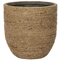 Bohemian Cody M Straw Grass Tall Planter