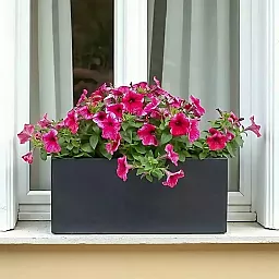 IDEALIST Lite Contemporary Light Concrete Trough Planter