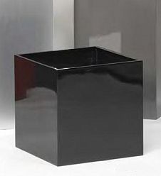 Parallel Tower Contemporary Square GRP Planter