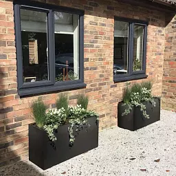 IDEALIST Lite Contemporary Light Concrete High Trough Planter