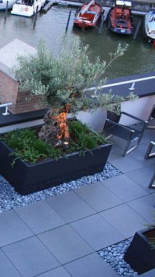 Florida Outdoor Aluminum Trough Planter