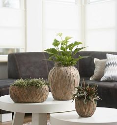 Composits Wire GRC Coppa Round Planter Pot IN\OUT