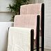 Froppi Bamboo Free Standing Towel Rack, Wooden Towel Holder and Ladder with 3 Bars