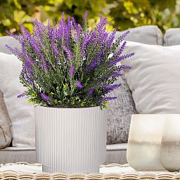 IDEALIST Lite Vertical Ribbed Cylinder Outdoor Planter