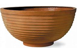 Thames Fiberglass Bowl Terracotta Planter Pot In/Out